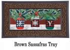 Joy Mason Jar Trio Sassafras Mat - 10 x 22 Insert Doormat