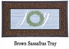 Joy Wreath Sassafras Mat - 10 x 22 Insert Doormat
