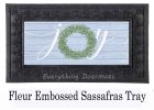 Joy Wreath Sassafras Mat - 10 x 22 Insert Doormat