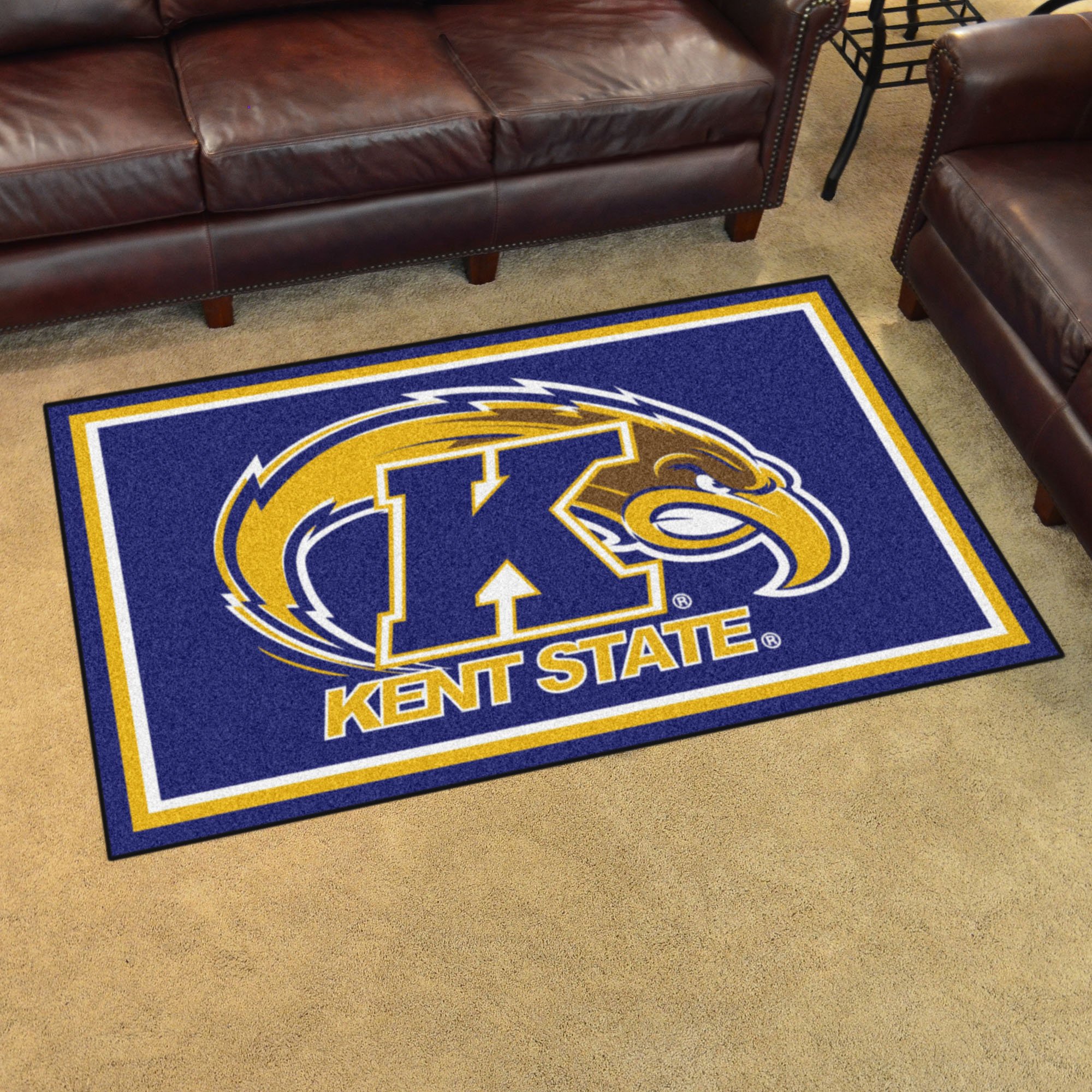 Kent State University Area Rug 4 x 6 Nylon
