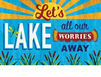 Lake Time Indoor & Outdoor Insert Doormat - 18 x 30