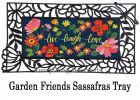 Live Laugh Love Floral Sassafras Mat - 10 x 22 Insert Doormat