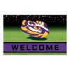 Louisiana State University Flocked Rubber Doormat - 18 x 30