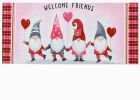 Sassafras Love Gnome Switch Doormat - 10 x 22 Insert