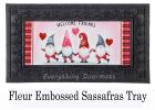 Sassafras Love Gnome Switch Doormat - 10 x 22 Insert