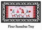 Sassafras Love Gnome Switch Doormat - 10 x 22 Insert