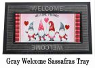 Sassafras Love Gnome Switch Doormat - 10 x 22 Insert