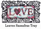 LOVE in the Clouds Sassafras Mat - 10 x 22 Insert Doormat