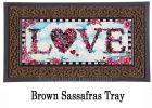 LOVE in the Clouds Sassafras Mat - 10 x 22 Insert Doormat