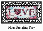 LOVE in the Clouds Sassafras Mat - 10 x 22 Insert Doormat