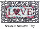 LOVE in the Clouds Sassafras Mat - 10 x 22 Insert Doormat