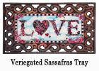 LOVE in the Clouds Sassafras Mat - 10 x 22 Insert Doormat