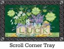 Lucky Shamrocks Indoor & Outdoor MatMate Doormat - 18 x 30