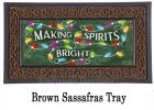 Making Spirits Bright Sassafras Mat - 10 x 22 Insert Doormat