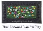 Making Spirits Bright Sassafras Mat - 10 x 22 Insert Doormat