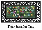 Making Spirits Bright Sassafras Mat - 10 x 22 Insert Doormat