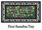 Making Spirits Bright Sassafras Mat - 10 x 22 Insert Doormat