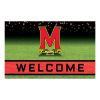 Maryland  University Flocked Rubber Doormat - 18 x 30