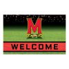 Maryland  University Flocked Rubber Doormat - 18 x 30