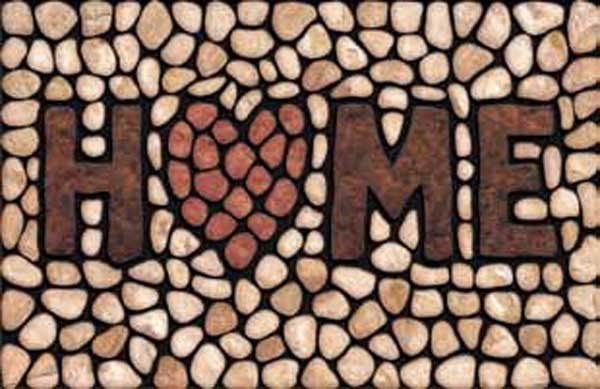 Masterpiece Outdoor Doormat Home Stone Masterpiece Outdoor Doormat Home Stone, Pebble Door Mats Outdoor