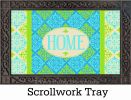 Indoor & Outdoor Medallion Home Insert Doormat - 18 x 30