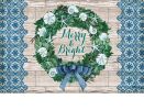 Indoor & Outdoor Merry & Bright Insert Doormat - 18x30