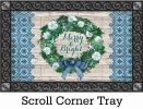 Indoor & Outdoor Merry & Bright Insert Doormat - 18x30