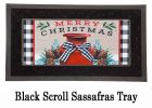 Merry Christmas Milk Can Sassafras Mat - 10 x 22 Insert Doormat