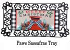 Merry Christmas Milk Can Sassafras Mat - 10 x 22 Insert Doormat