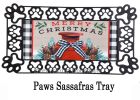 Merry Christmas Milk Can Sassafras Mat - 10 x 22 Insert Doormat