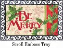 Merry Hollydays Indoor & Outdoor MatMate Insert - Doormat 18" x 30"