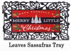 Merry Little Christmas Sassafras Mat - 10 x 22 Insert Doormat