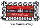 Merry Little Christmas Sassafras Mat - 10 x 22 Insert Doormat