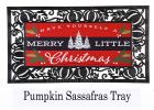 Merry Little Christmas Sassafras Mat - 10 x 22 Insert Doormat