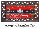 Merry Little Christmas Sassafras Mat - 10 x 22 Insert Doormat