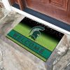 Michigan State University Flocked Rubber Doormat - 18 x 30