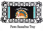 Mixed Print Turkey Sassafras Mat - 10 x 22 Insert Doormat