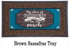 My Idea of Outdoorsy Sassafras Mat - 10x22 Insert Doormat