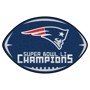 New England Patriots Super Bowl LI Champs Ball Shaped Area Rugs