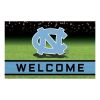 North Carolina University Flocked Rubber Doormat - 18 x 30