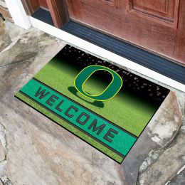 Oregon  University Flocked Rubber Doormat - 18 x 30