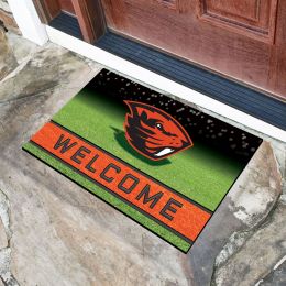 Oregon State  University Flocked Rubber Doormat - 18 x 30