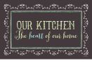 Indoor & Outdoor Our Kitchen Insert Doormat - 18x30