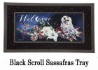 Owl's Winter Gathering Sassafras Mat - 10 x 22 Insert Doormat