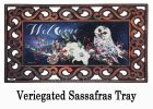 Owl's Winter Gathering Sassafras Mat - 10 x 22 Insert Doormat