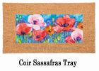 Painted Poppies Sassafras Mat - 10x22 Insert Doormat