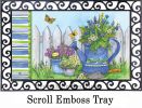 Painted Watering Can Indoor & Outdoor MatMates Insert Doormat - 18 x 30