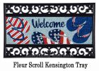 Patriotic Flip Flops Kensignton Switch Insert Mat - 9 x 28
