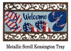 Patriotic Flip Flops Kensignton Switch Insert Mat - 9 x 28