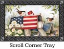 Indoor & Outdoor Patriotic Mailbox MatMate Doormat - 18x30